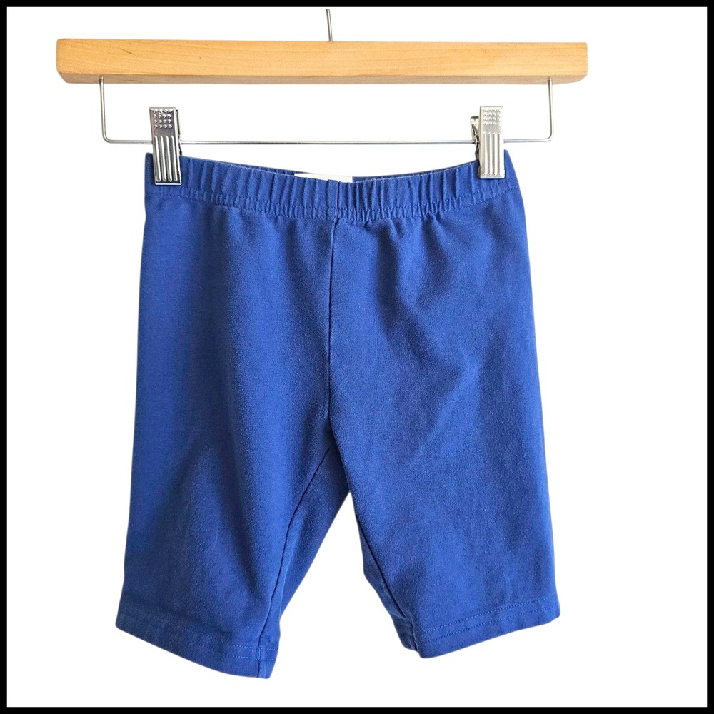 Hanna Andersson Bike Shorts Comfy Cotton Blend Blue Size 6 7 Years